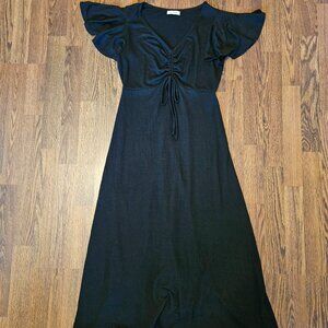 Black maxi dress - small